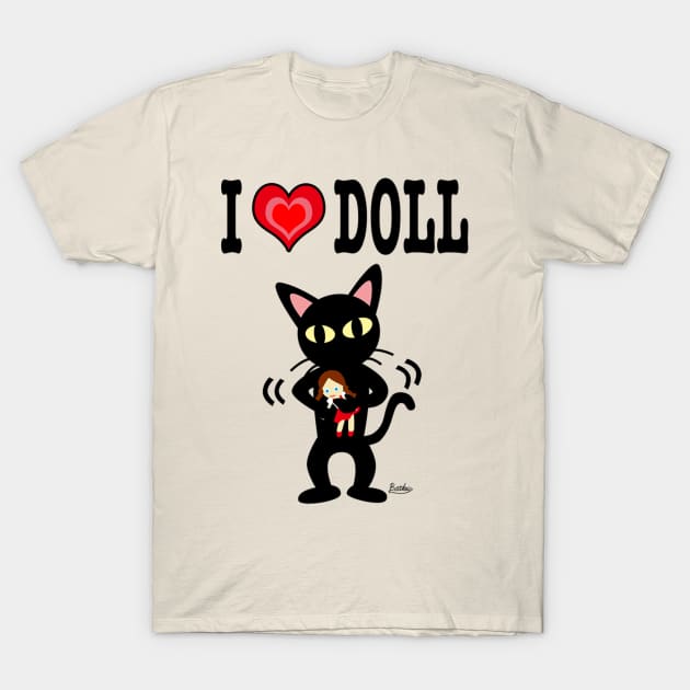 I love doll T-Shirt by BATKEI